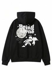 Oversize Being Alone Hoodie