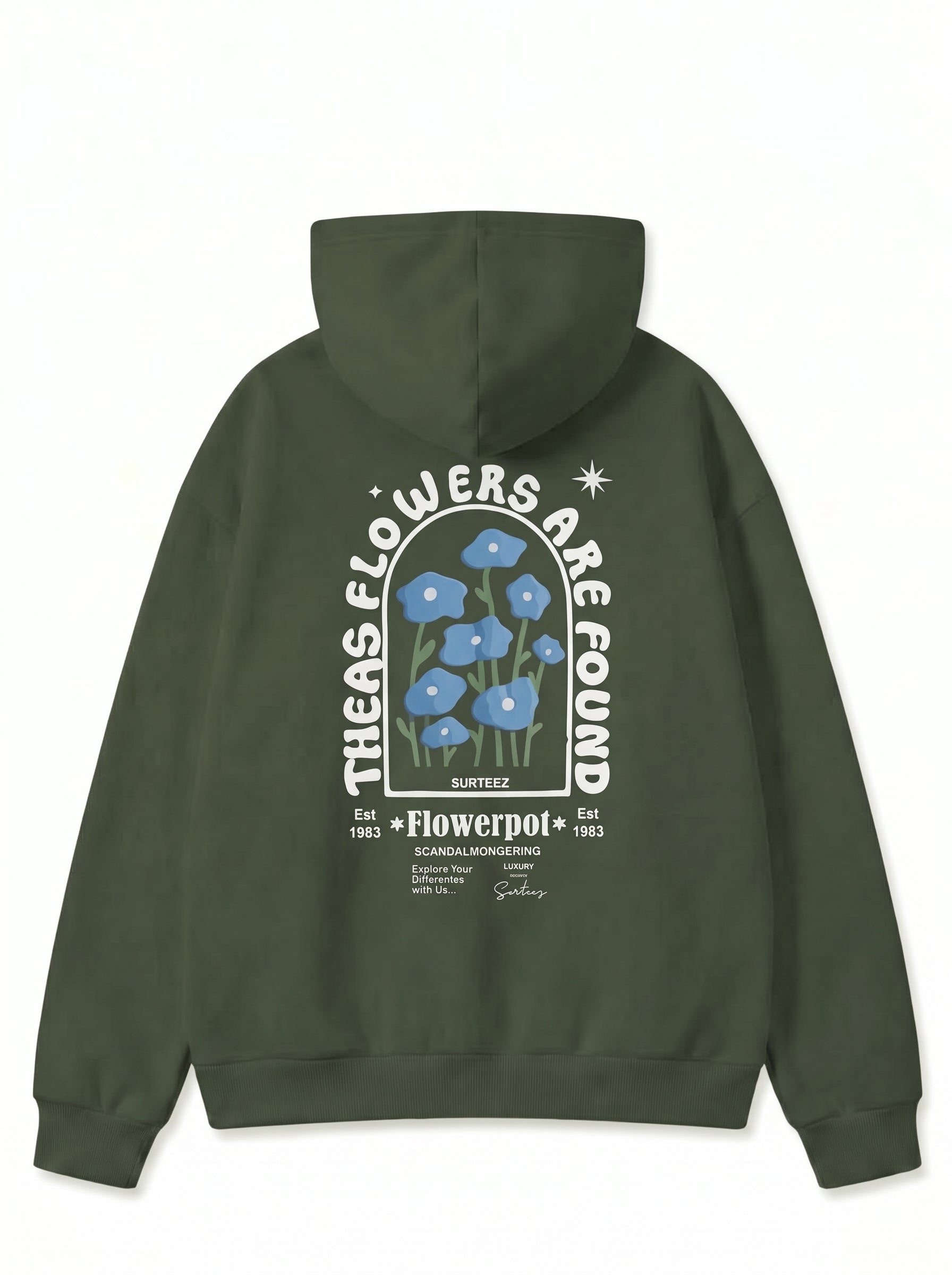 Oversize Flowerpot Hoodie