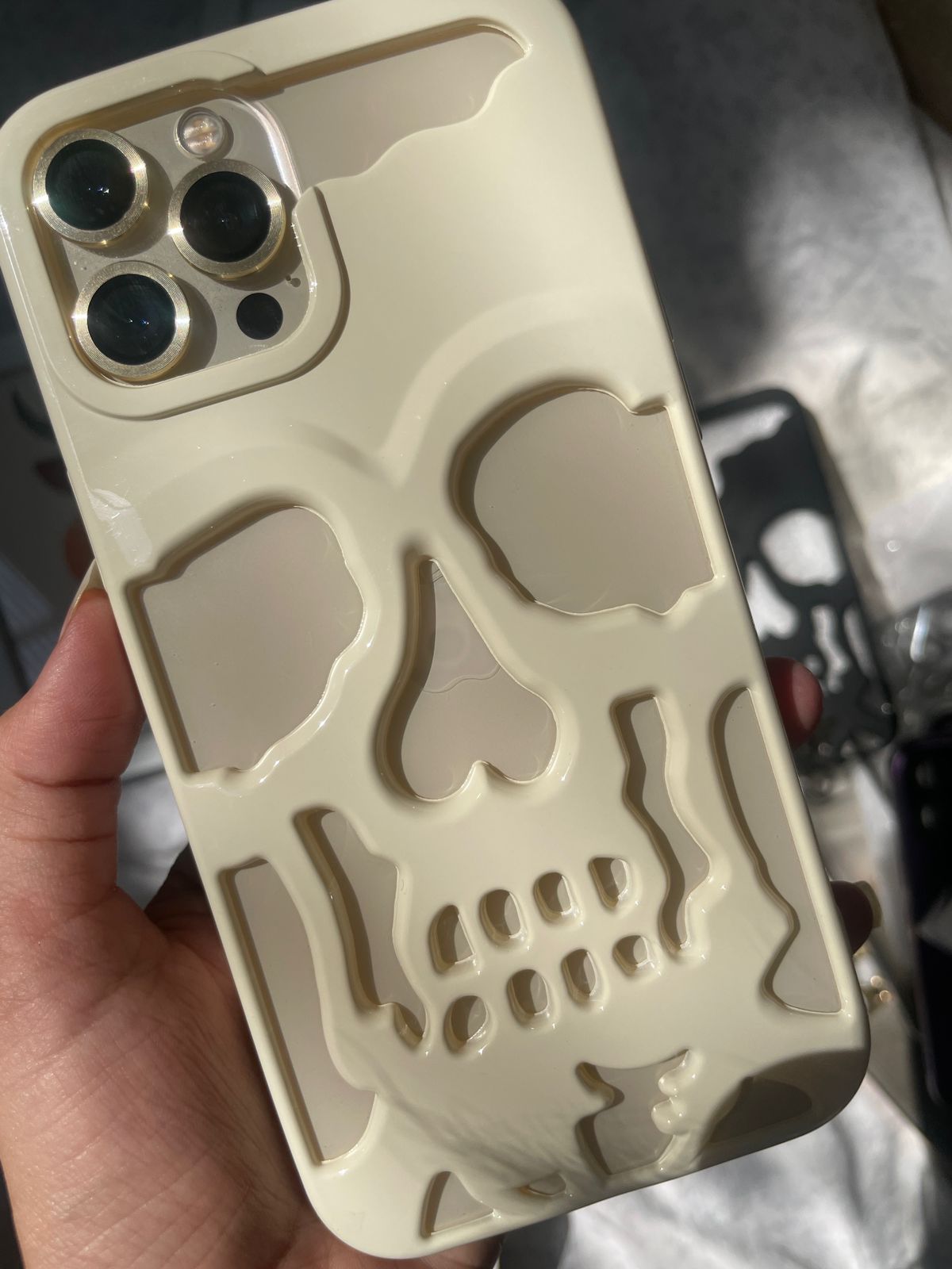 White Skull Phone Case