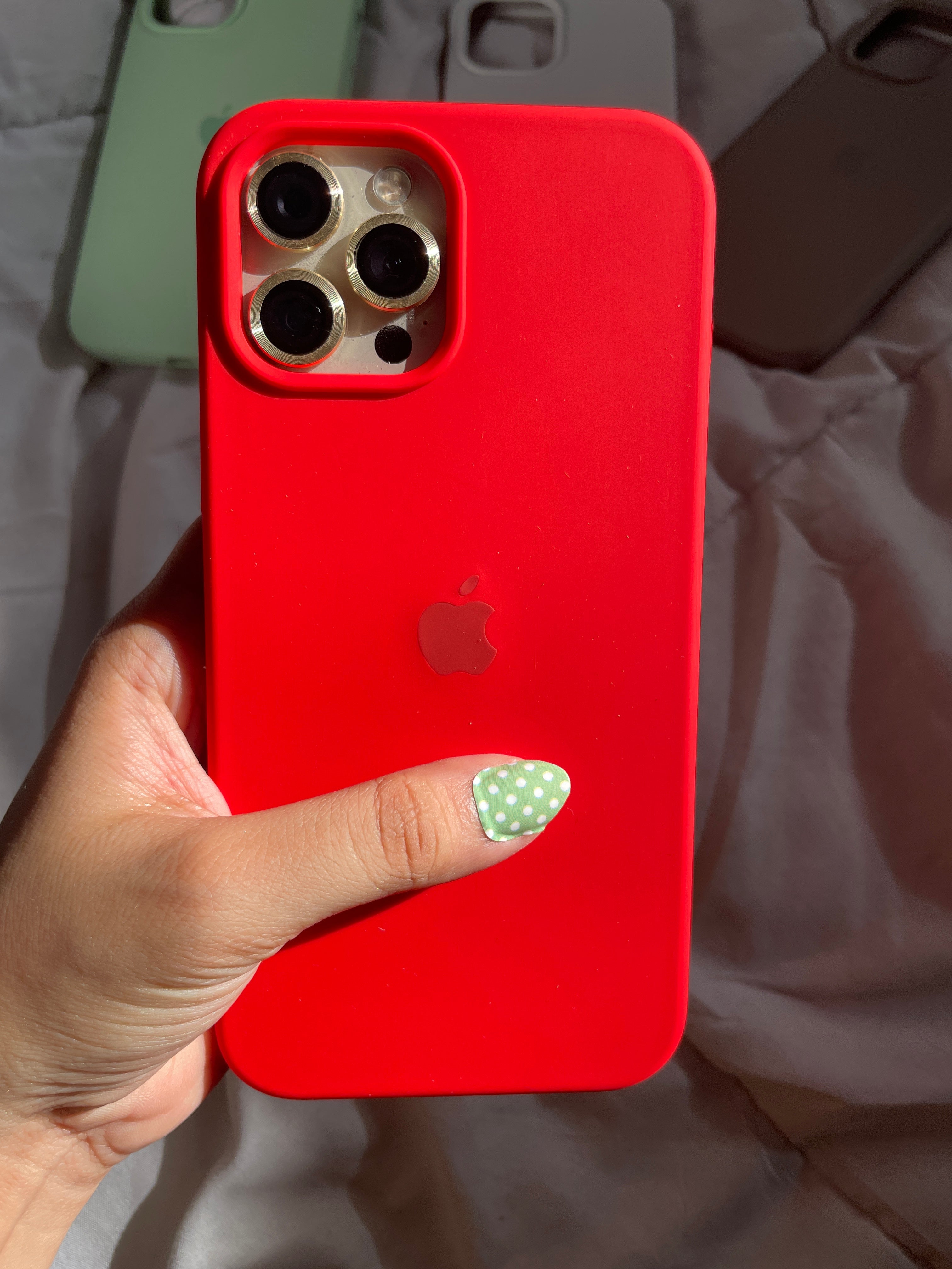 Red Silicon Mobile Case