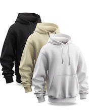 Pack of 3 Plain Hoodie