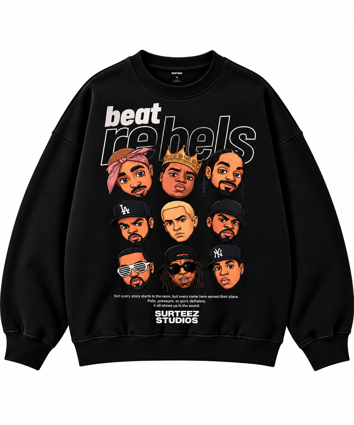 Oversize Beat Rebels Sweatshirt
