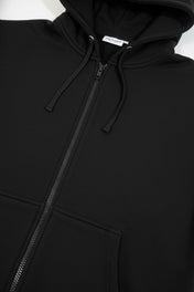 Black Zipper Hoodie