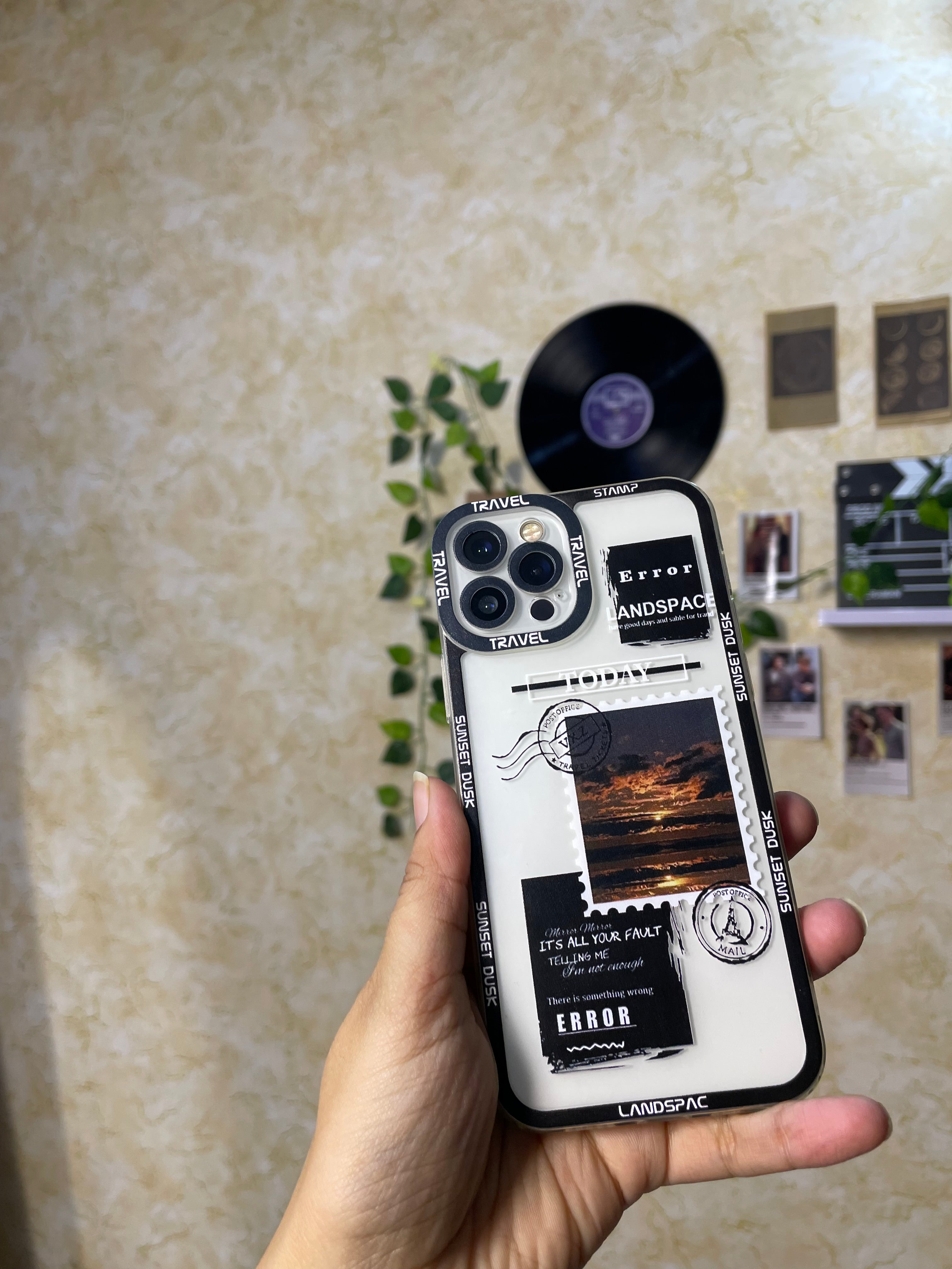 Landscape Stamp Label Mobile Case