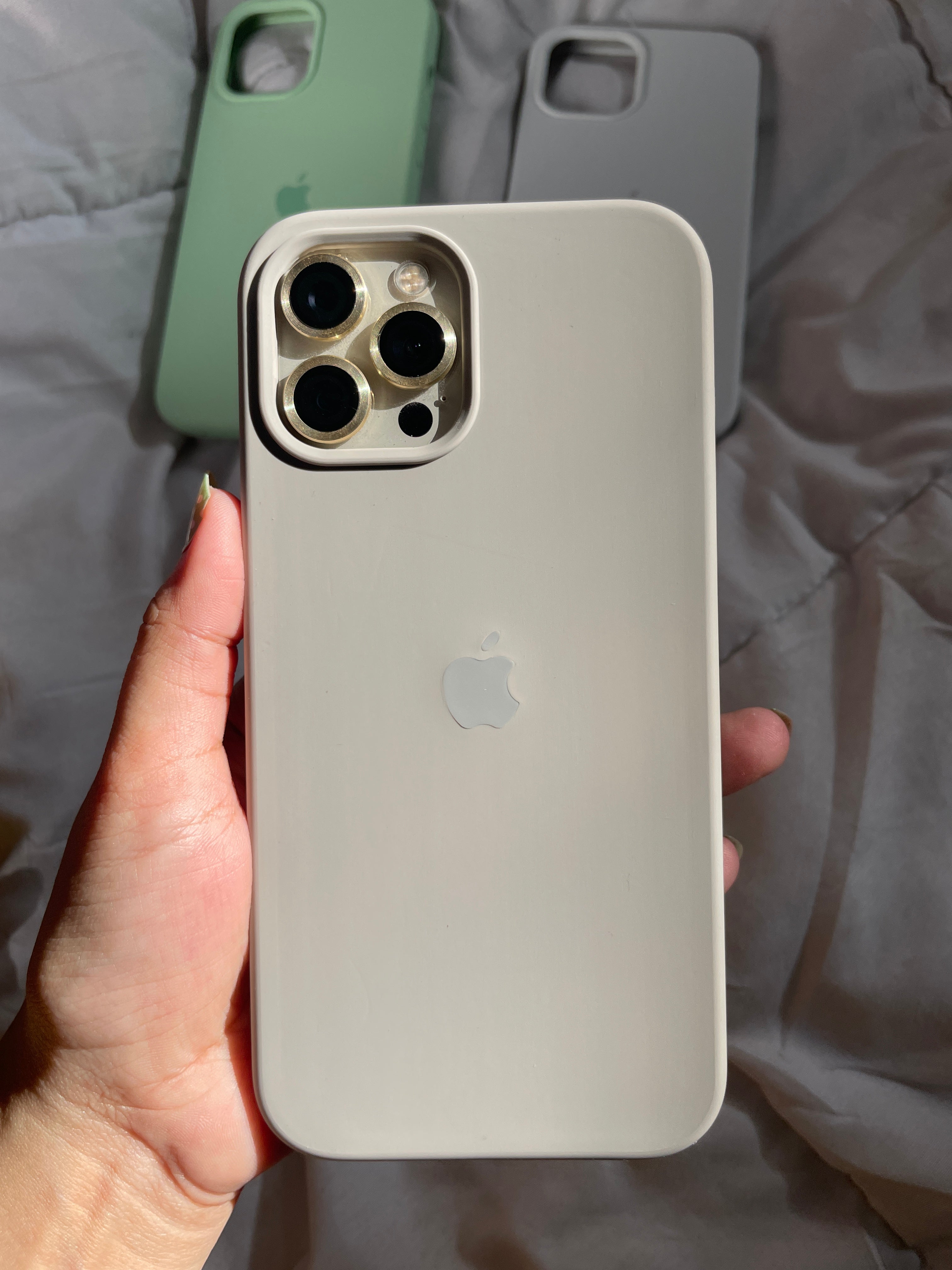 Grey Silicon Mobile Case
