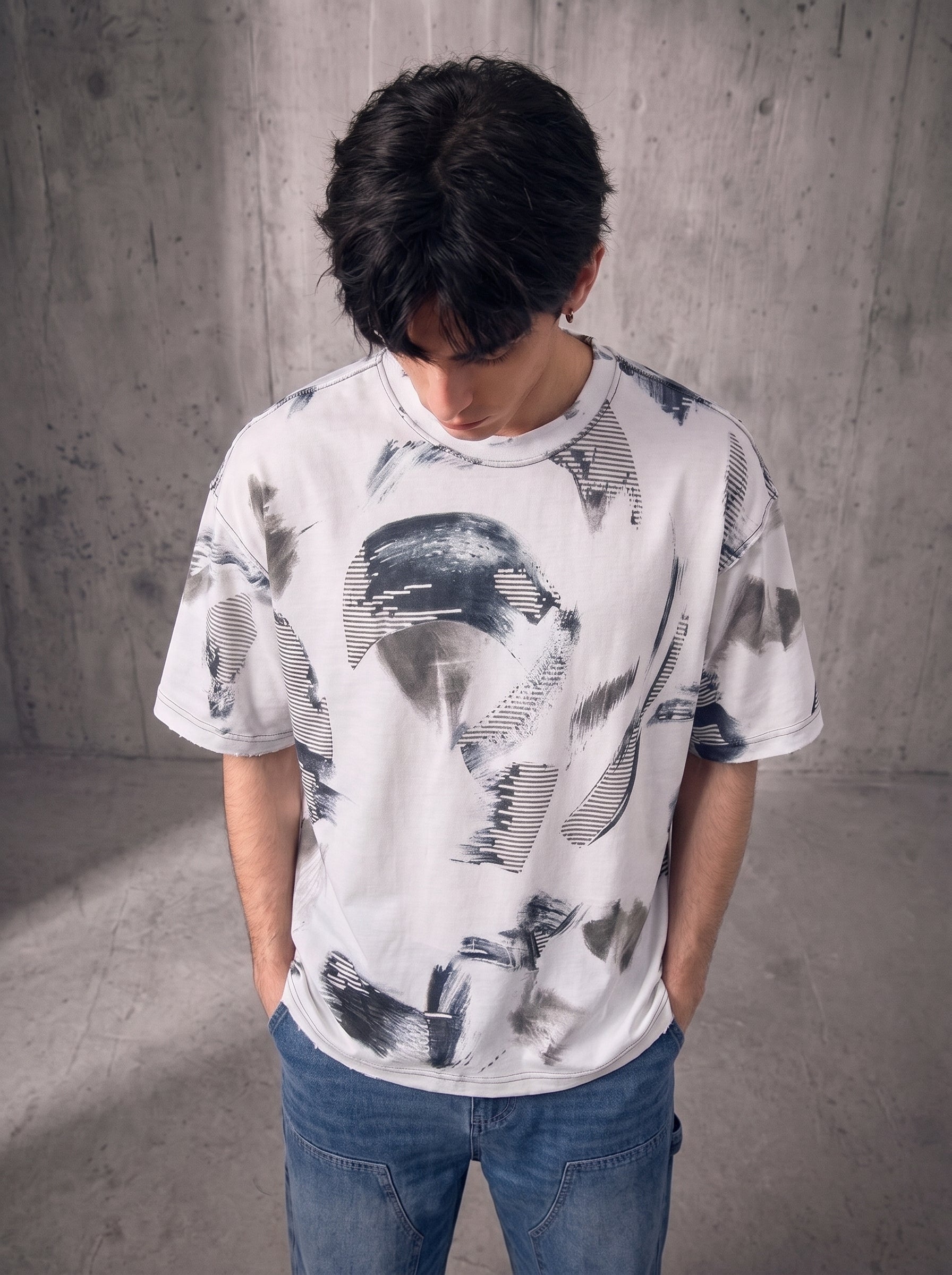 Vintage Washed Oversized Boxy Tee - Pack of 3