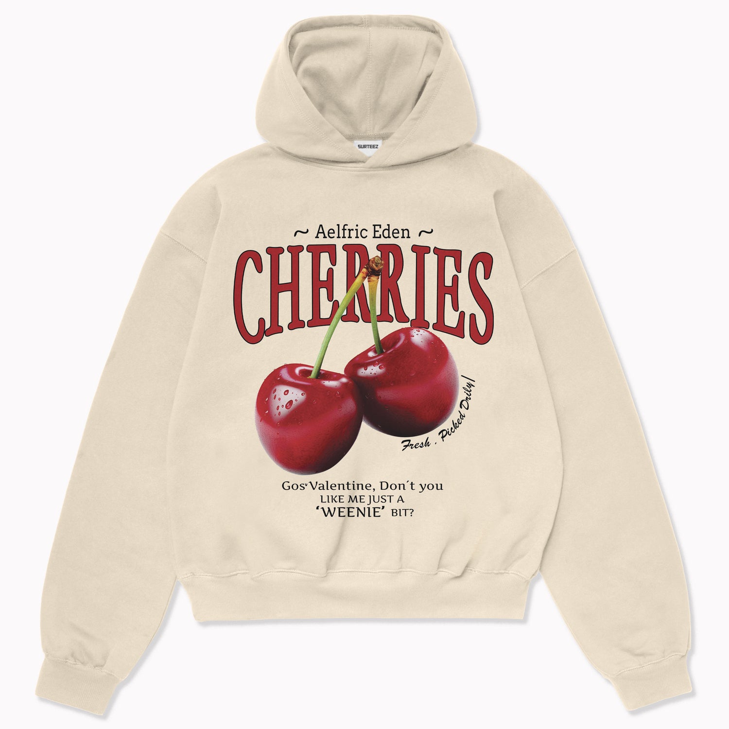 Oversize Cherries Hoodie