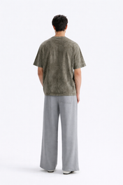 Washed Oversized Olive