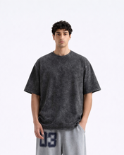 Washed Oversized Charcoal