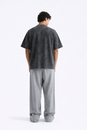 Washed Oversized Charcoal