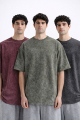 Pack of 3 - Washed Oversized Tees