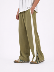 Ranger Side Stripe Zipper Baggy Trousers