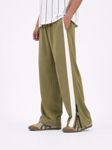 Ranger Side Stripe Zipper Baggy Trousers