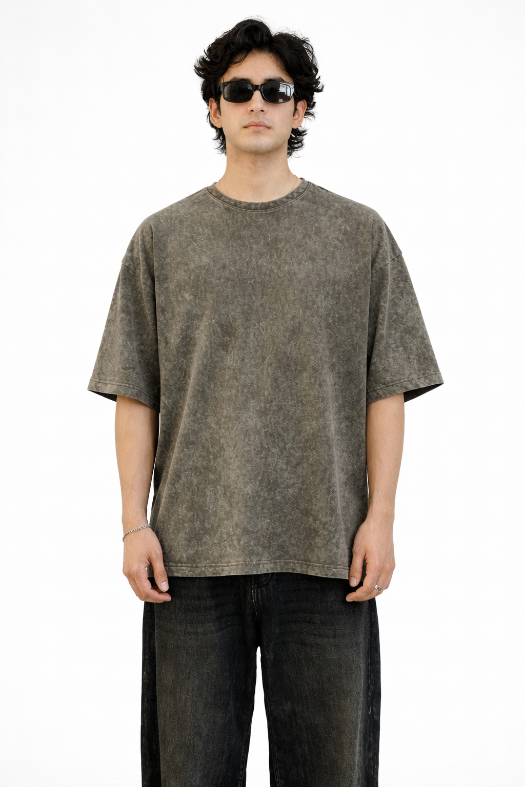 Washed Oversized Olive