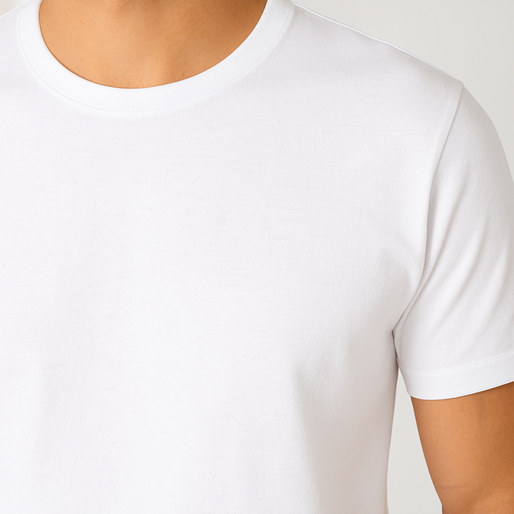 White Basic Tee