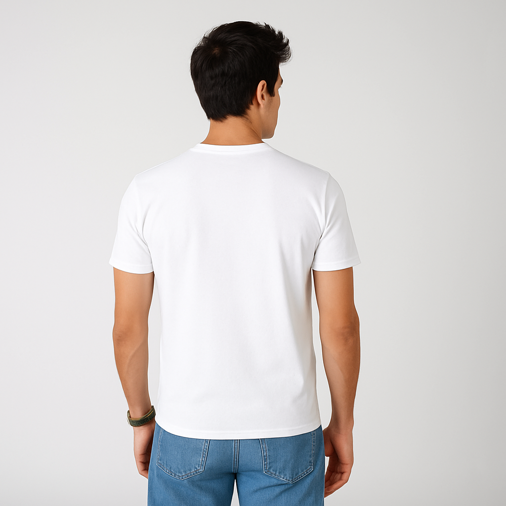 White Basic Tee