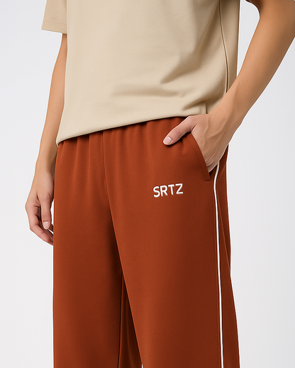 Rust Baggy Piping Trouser