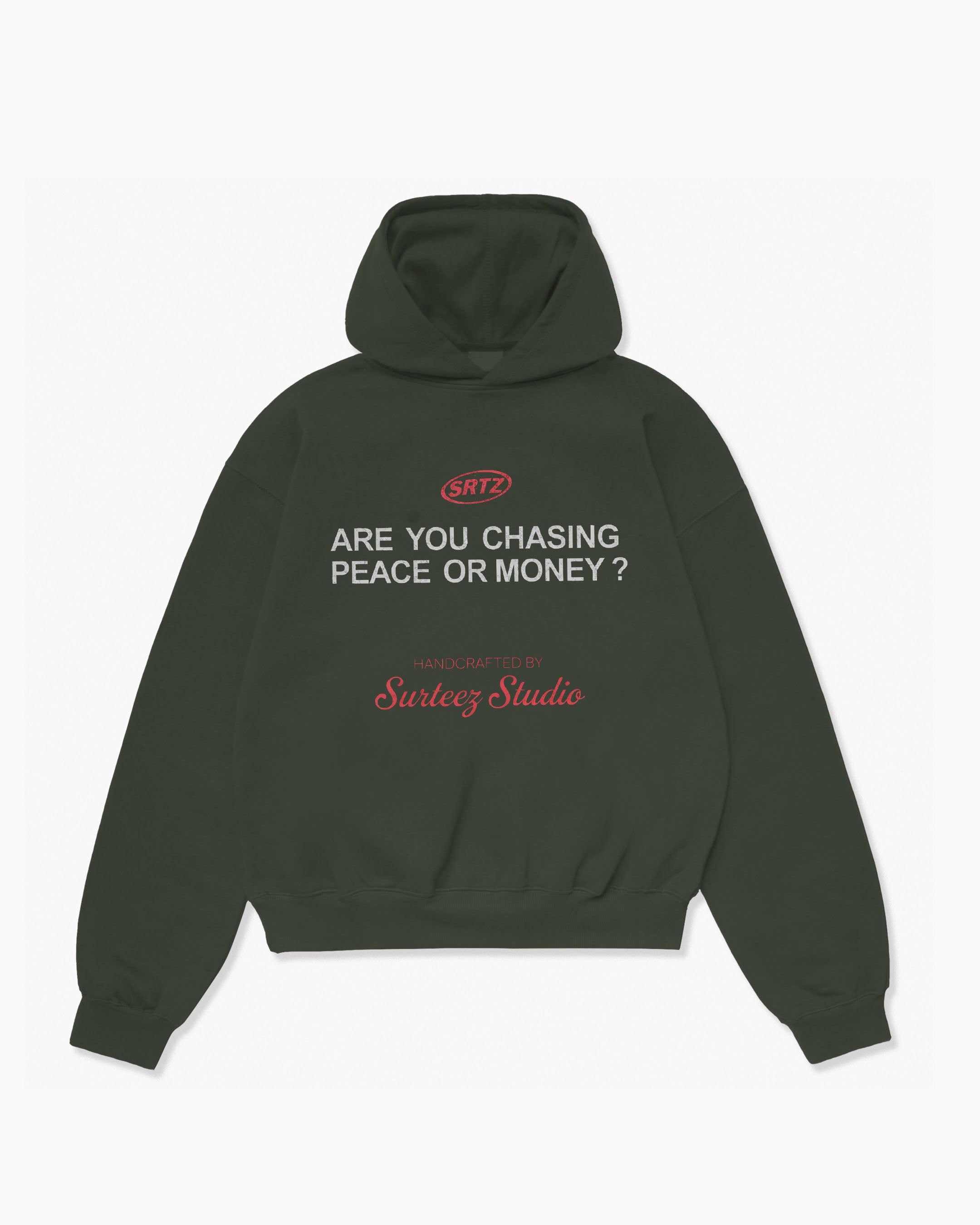 Oversize Peace Or Money Hoodie