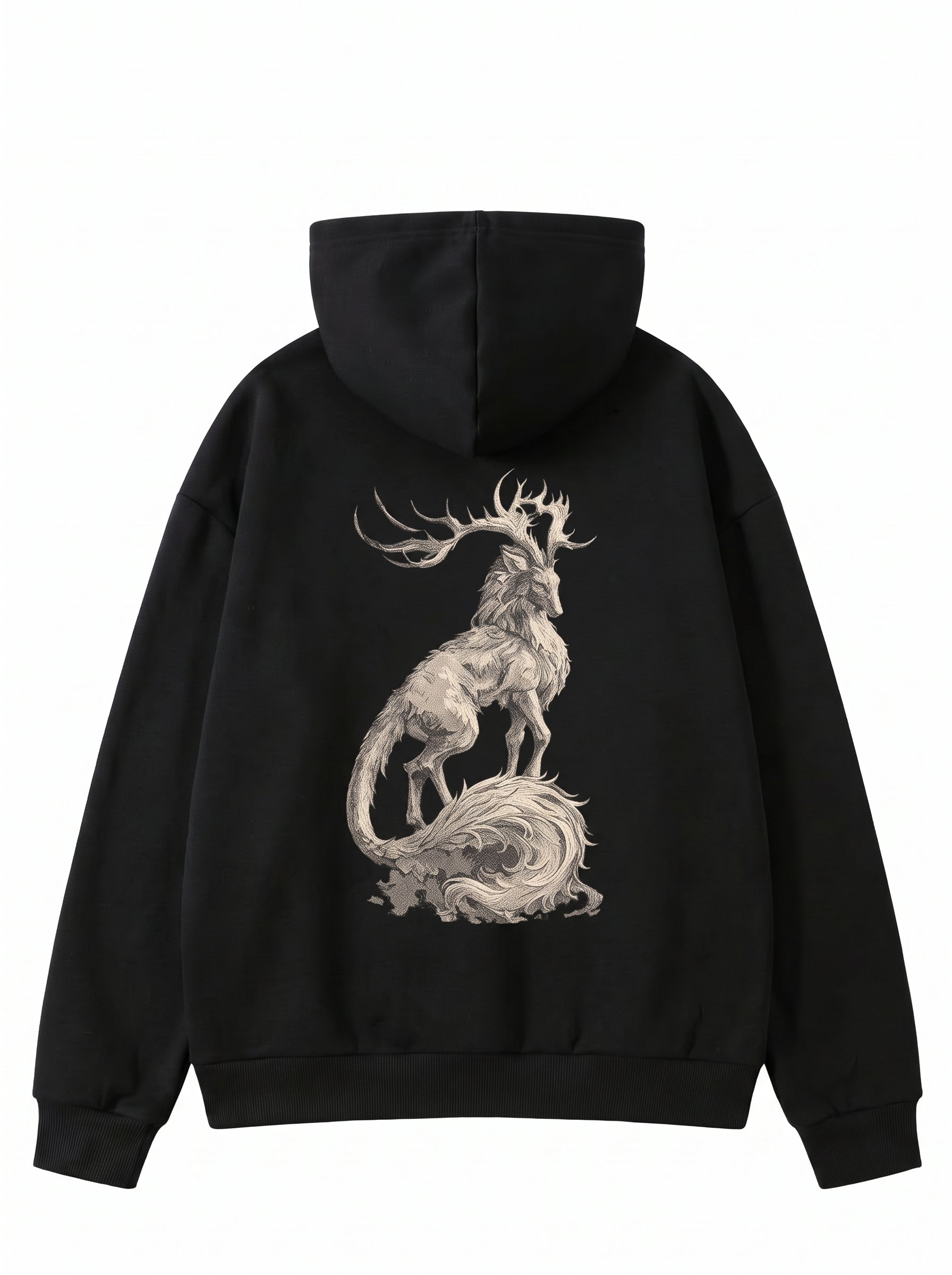 Oversize Mythical Stag Hoodie