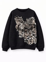 Oversize Monolithic  Sweatshirt