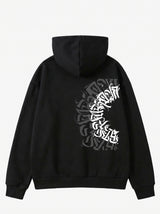 Oversize Script Vortex Hoodie