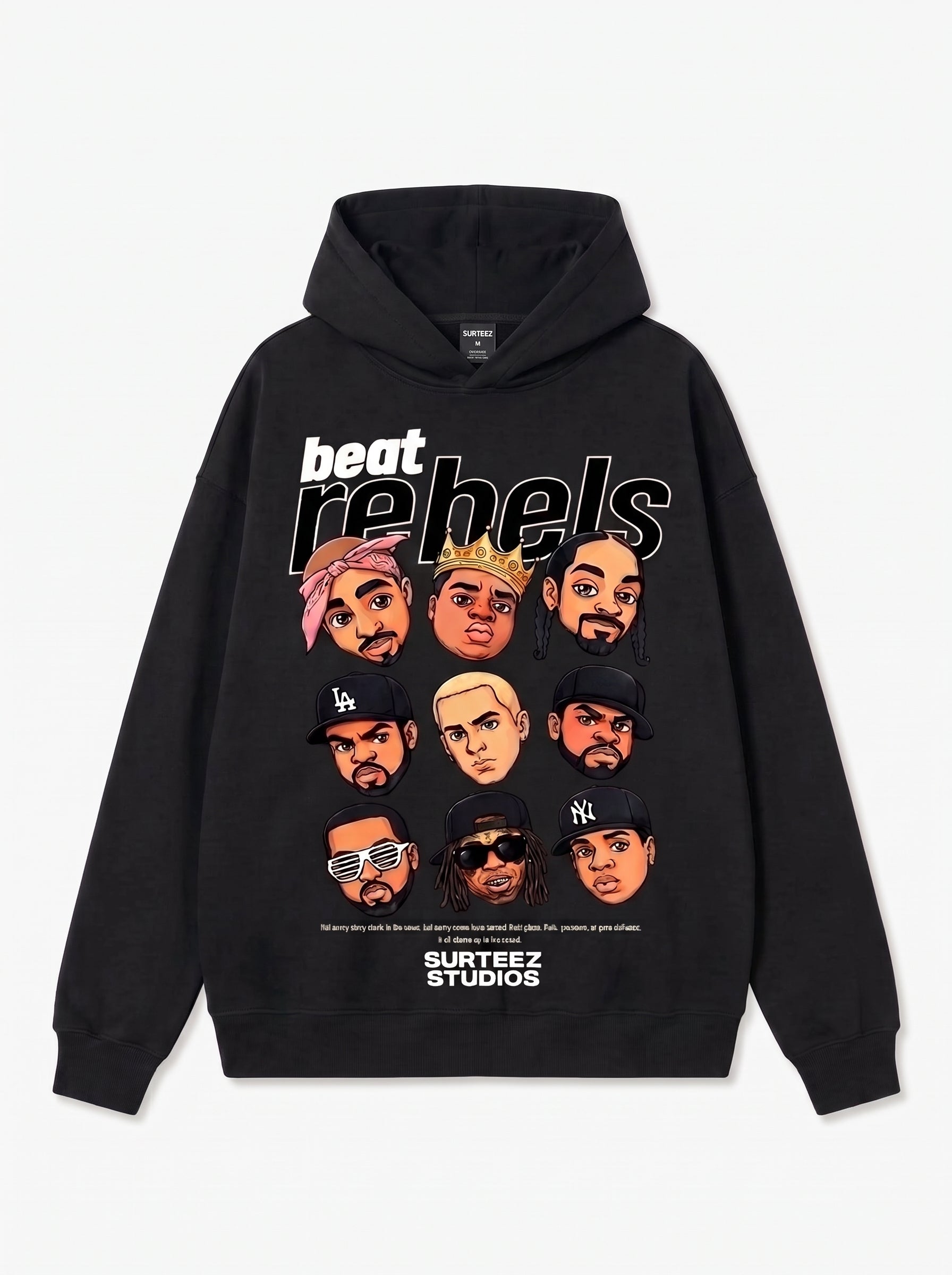 Oversize Rebel Beats Hoodie