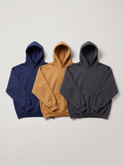 Pack of 3 Oversize Hoodies (Mustard, Navy, Charcoal)