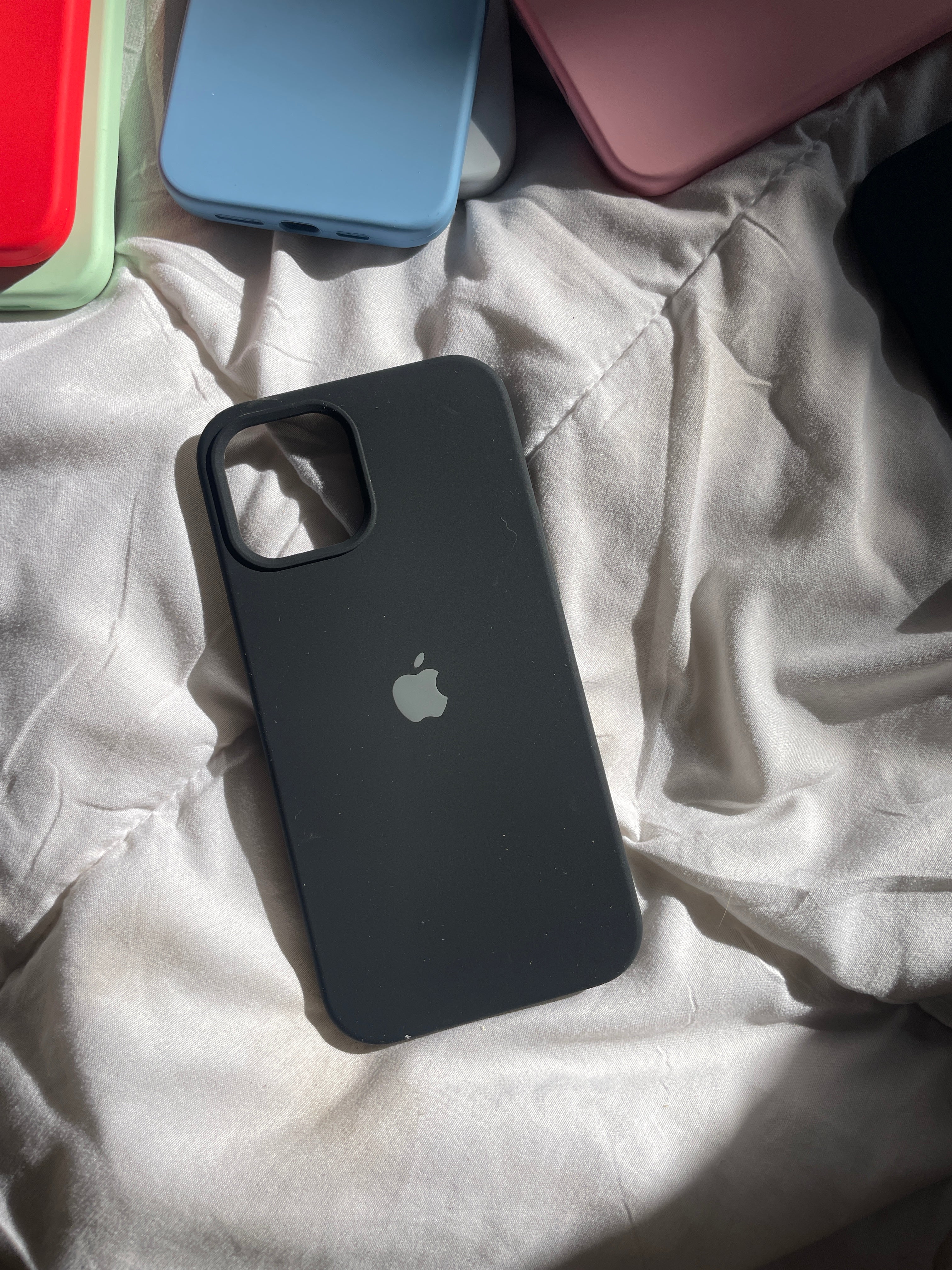 Black Silicon Mobile Case