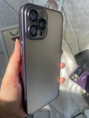 Purple lined transparent Phone Case