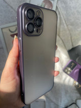 Purple lined transparent Phone Case