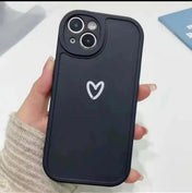 Black heart Mobile Case