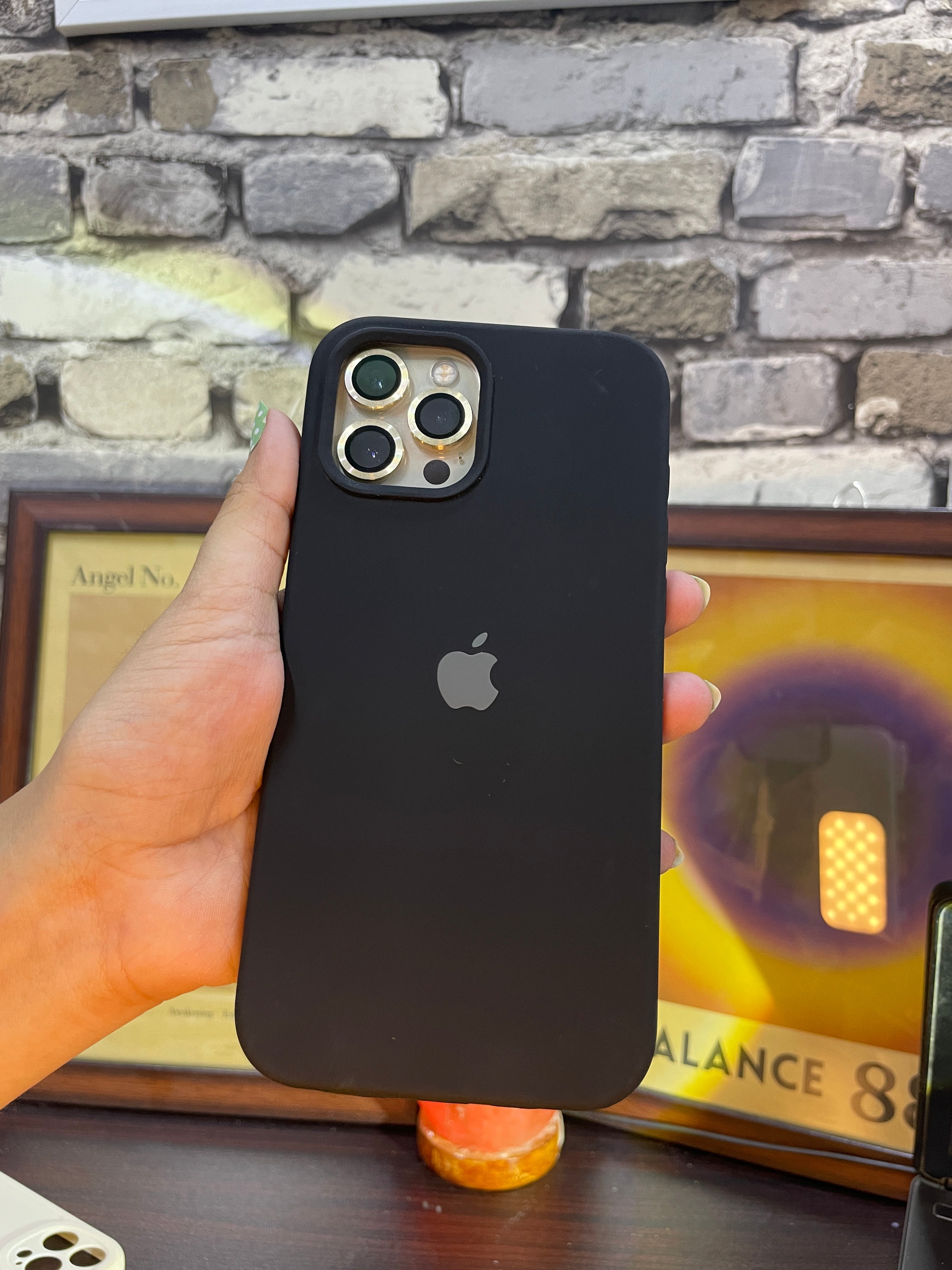 Black Silicon Mobile Case