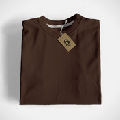 Dark Brown Basic Tee - Surteez