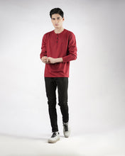 Maroon Henley F/S - Surteez