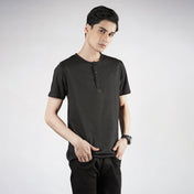 Black Henley H/S - Surteez