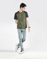 Army Green Raglan