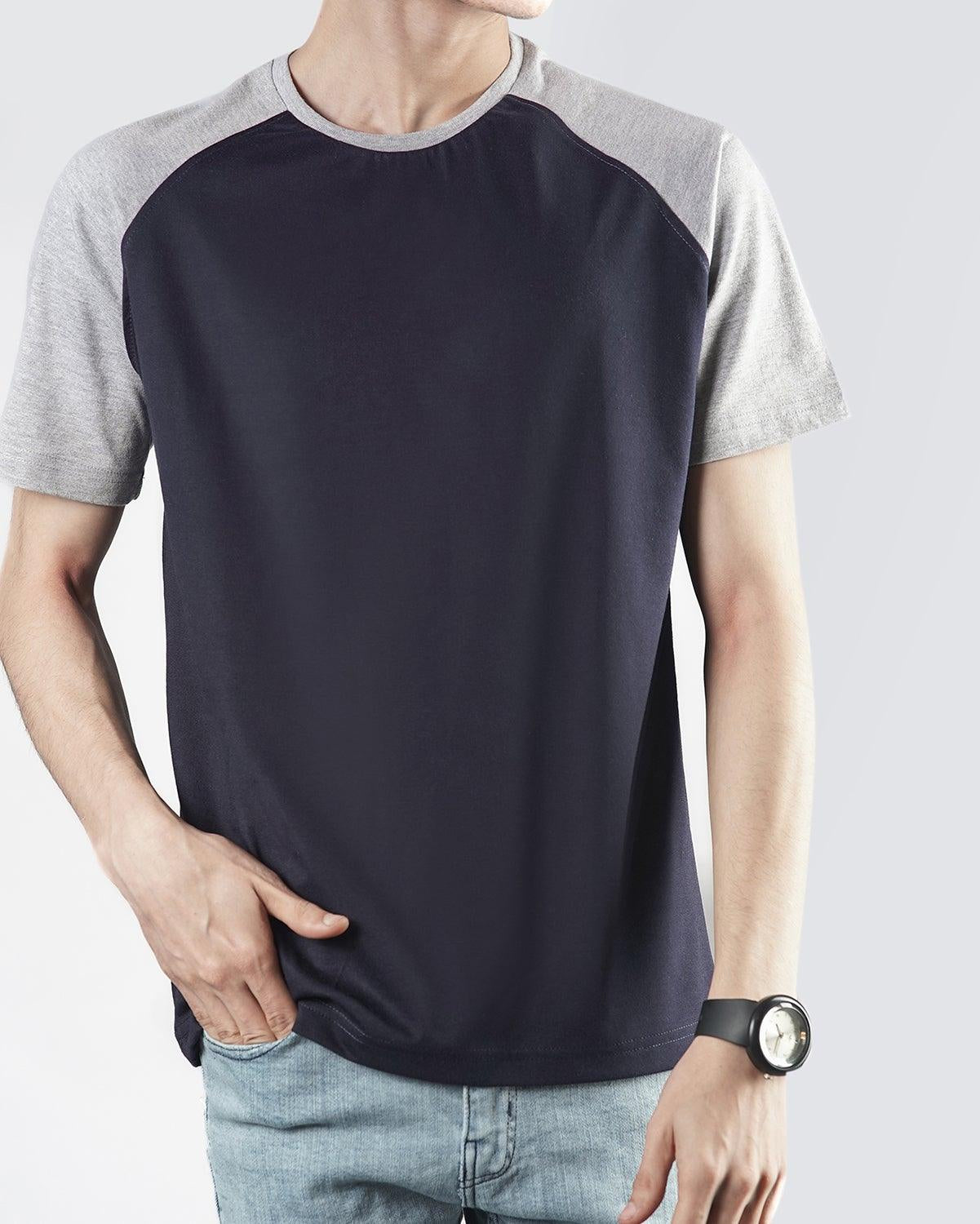 Navy Grey Raglan - Surteez