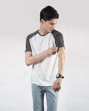 Charcoal White Raglan - Surteez