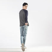Charcoal Navy Raglan Full Sleeve - Surteez