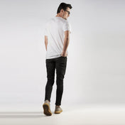 Grey White Colorblock Tee - Surteez