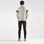 Grey Panel Sleeve Tee - Surteez