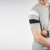 Grey Panel Sleeve Tee - Surteez