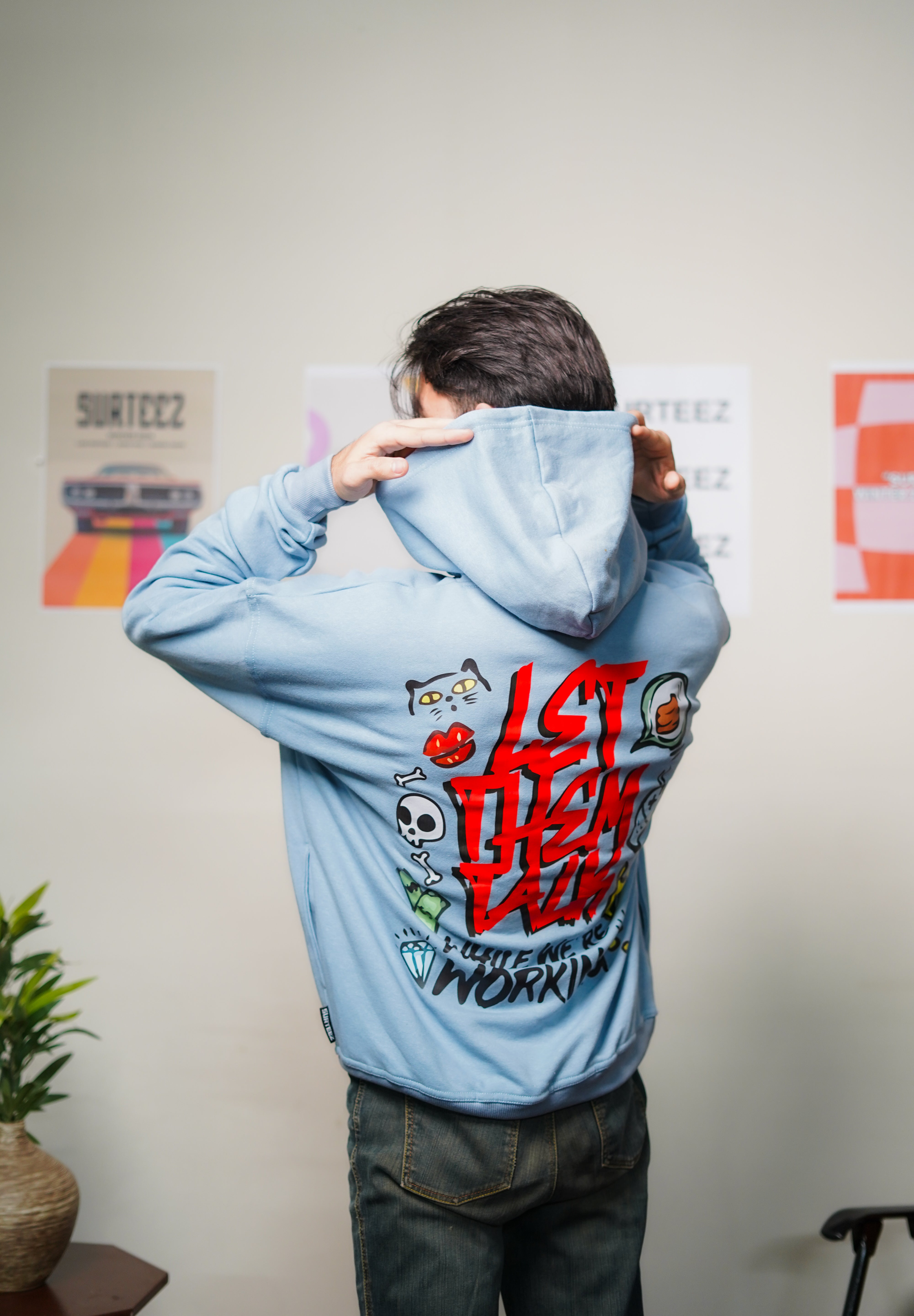 Oversize Let Them Talk Hoodie