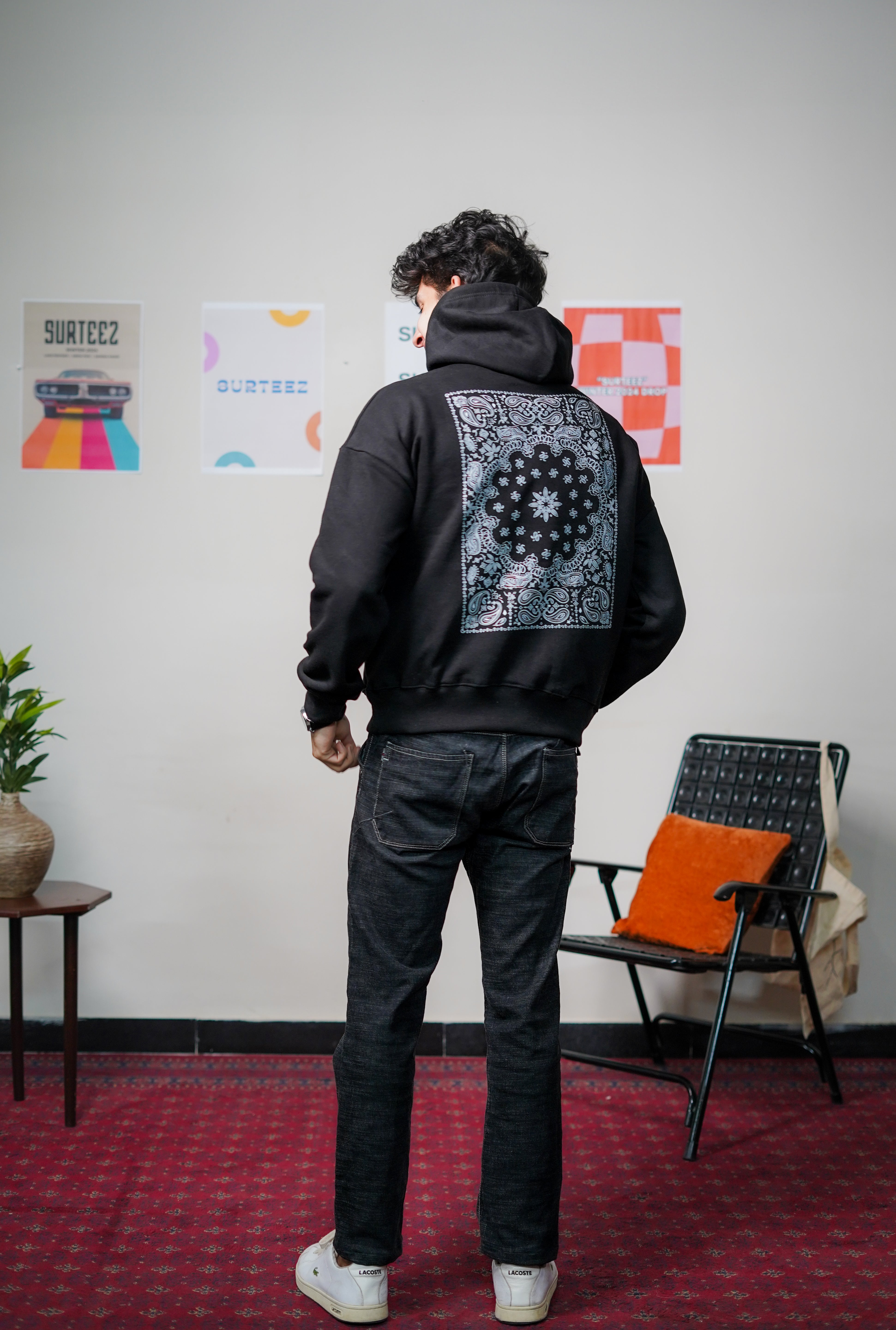 Oversize Motif Hoodie