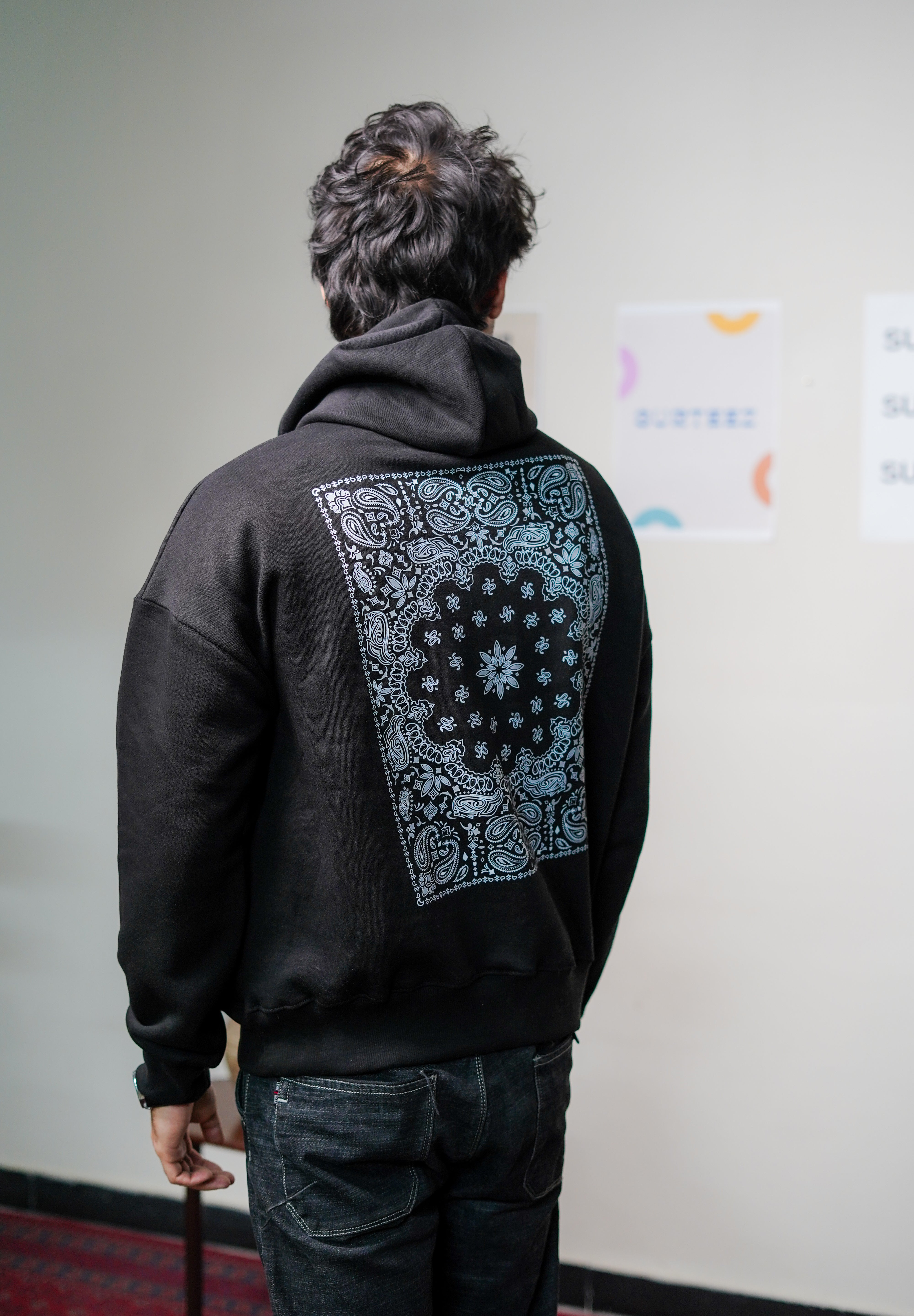 Oversize Motif Hoodie