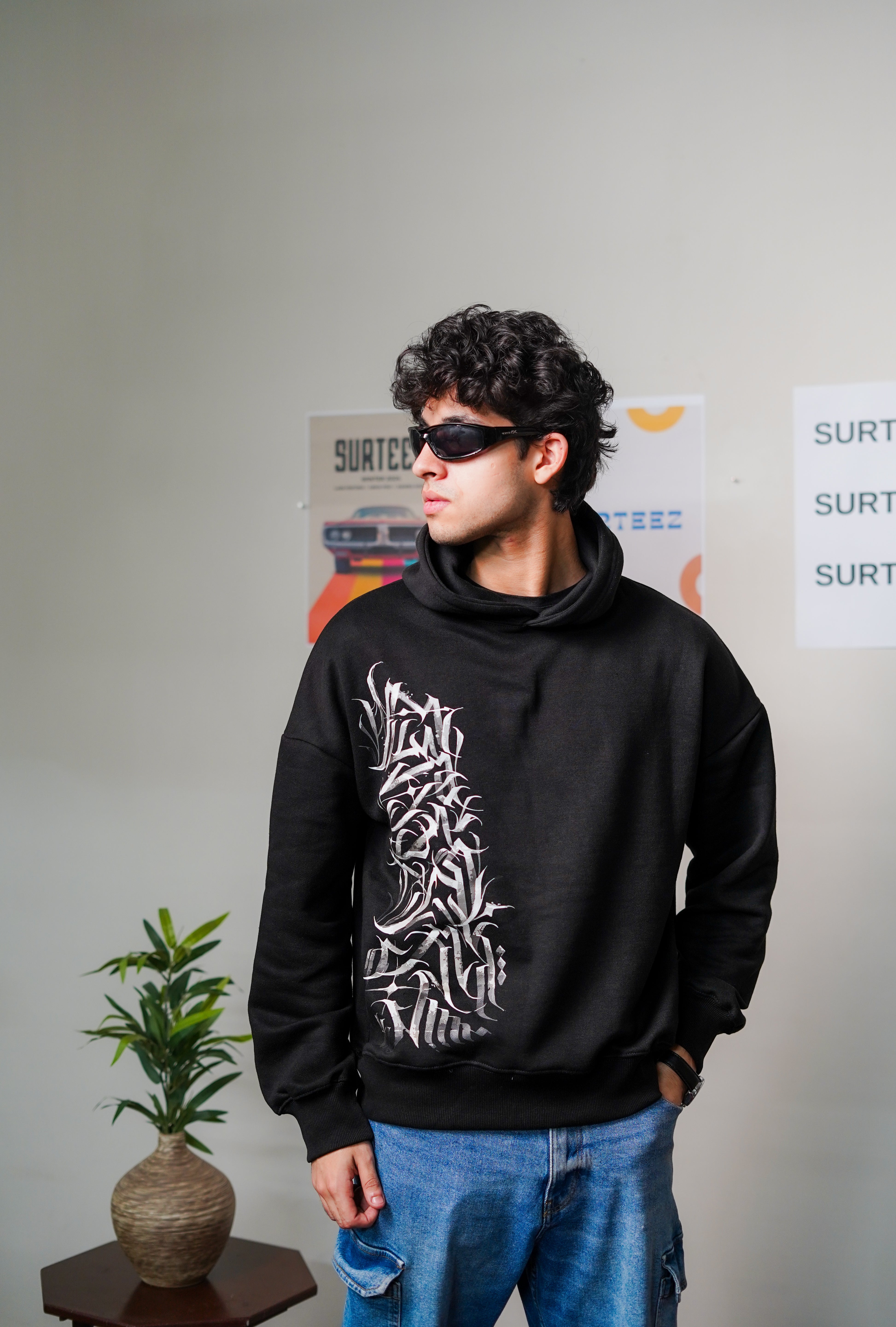 Oversize Gothic Hoodie