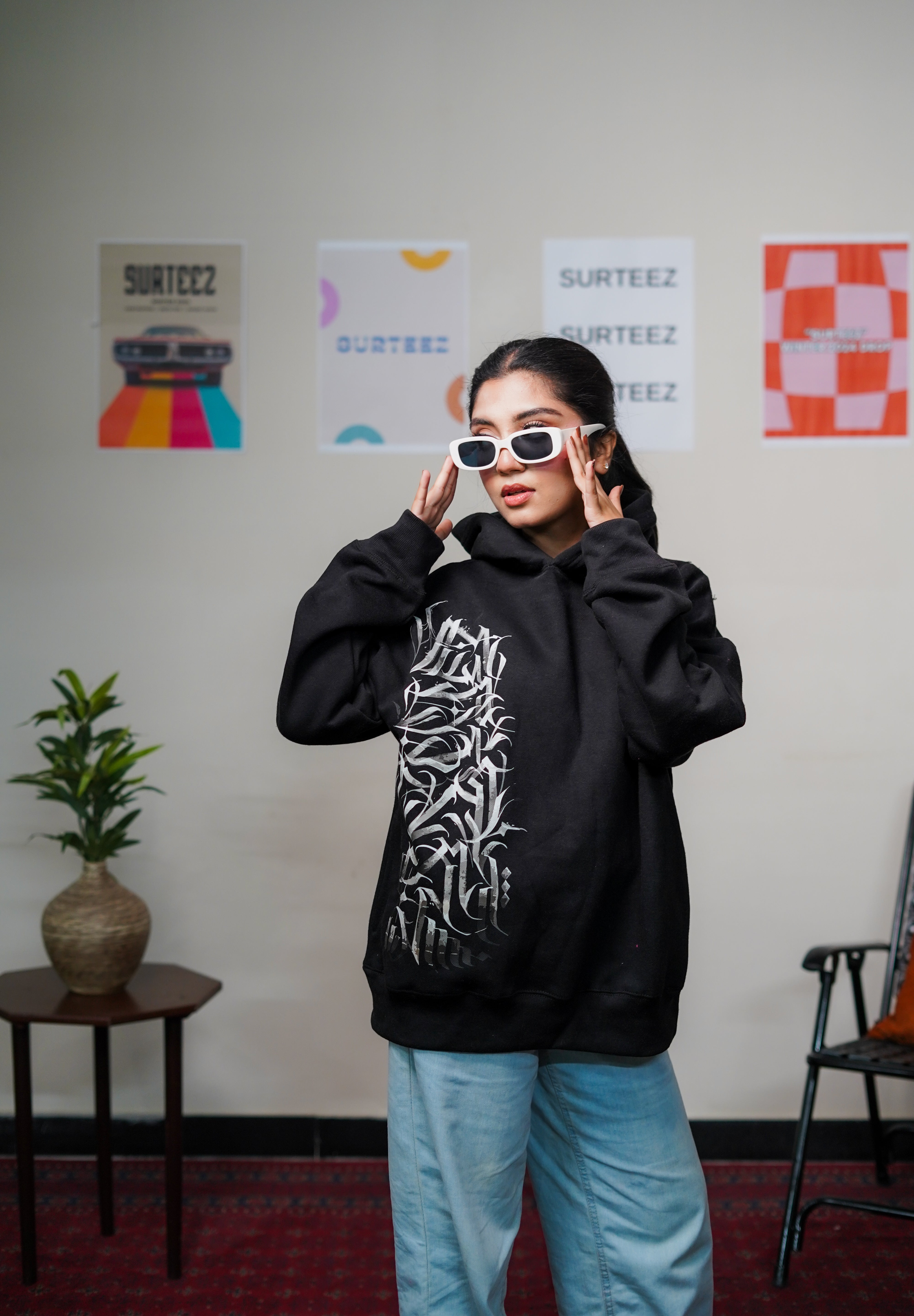 Oversize Gothic Hoodie