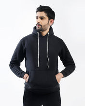 Jet Black Fleece Hoodie - Surteez