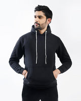 Jet Black Fleece Hoodie
