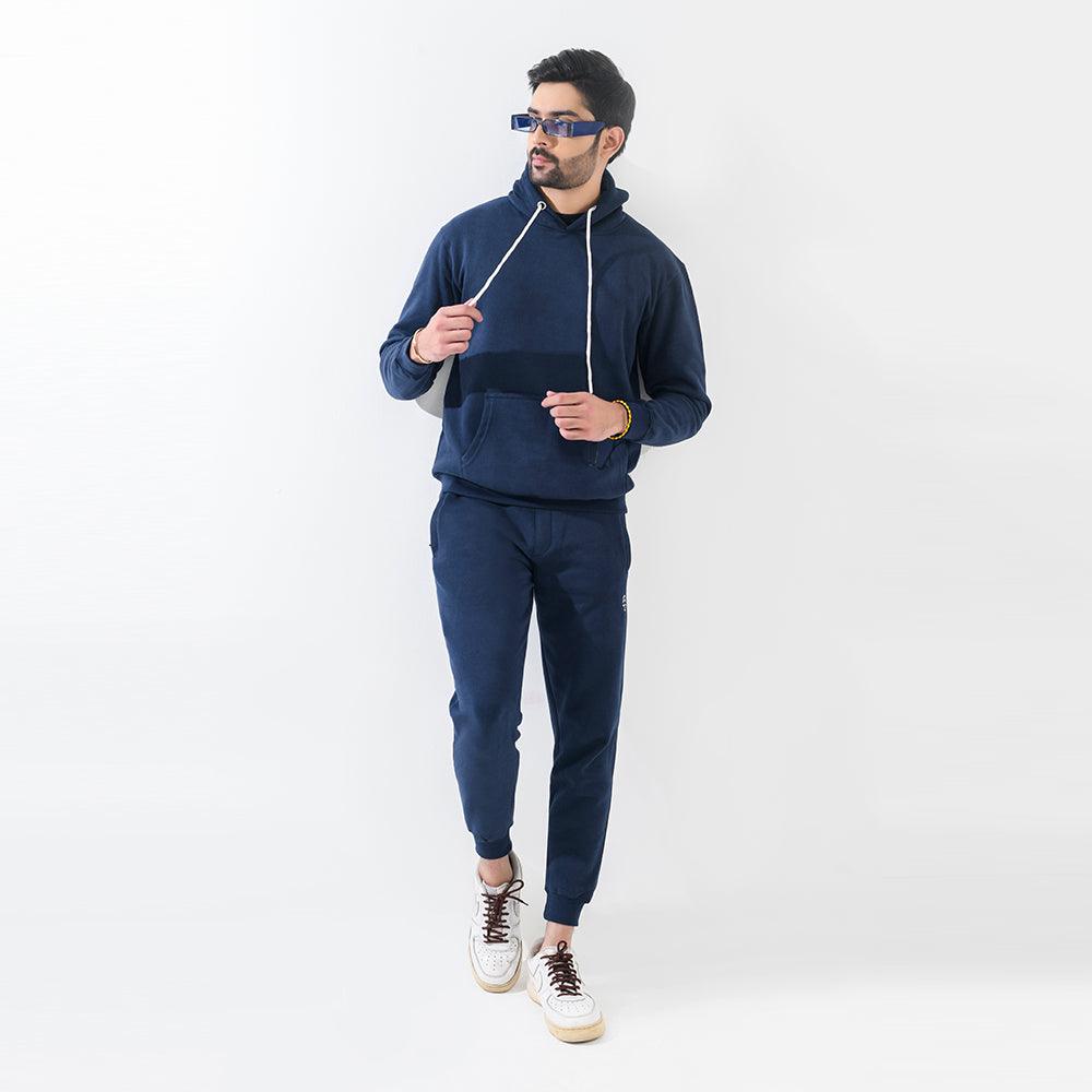 Navy Blue Fleece Hoodie - Surteez